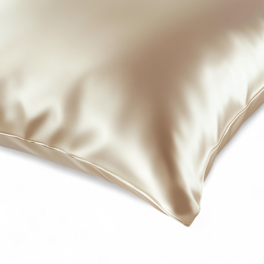 The Quiet Silk Pillowcase - Soft Champagne-1
