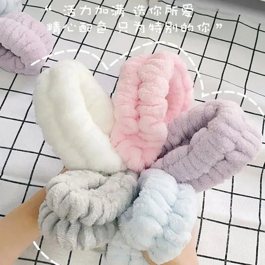 Face Wash Headband & Wristband Set