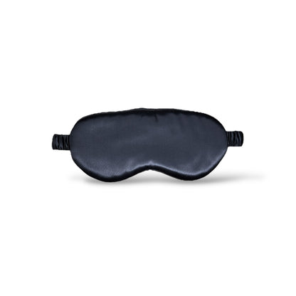The Quiet Silk Sleep Mask - Midnight Black-0