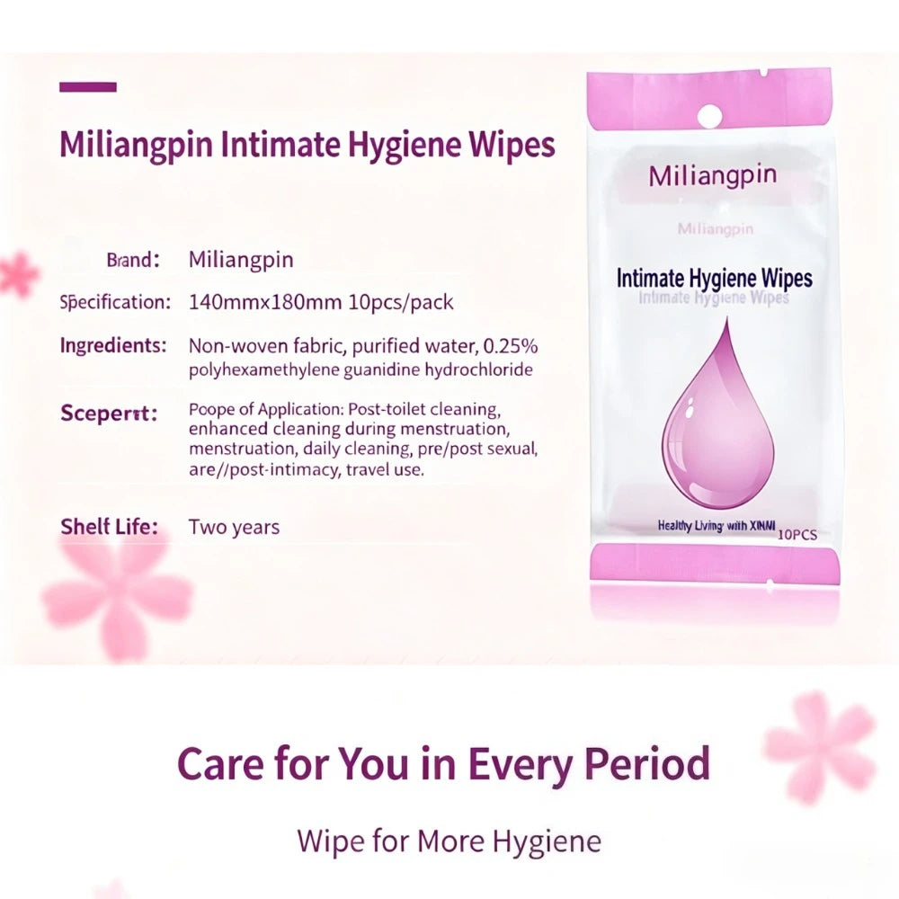 Feminine Intimate Cleansing Wipes