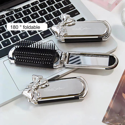 Folding Brush & Mirror