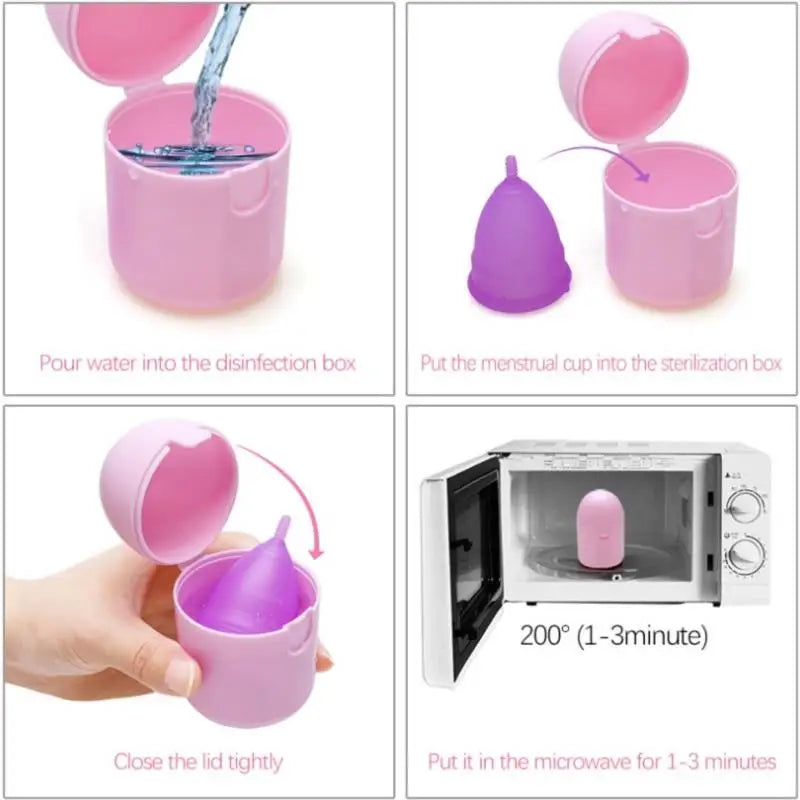 Menstrual Cup Sanitizing Container