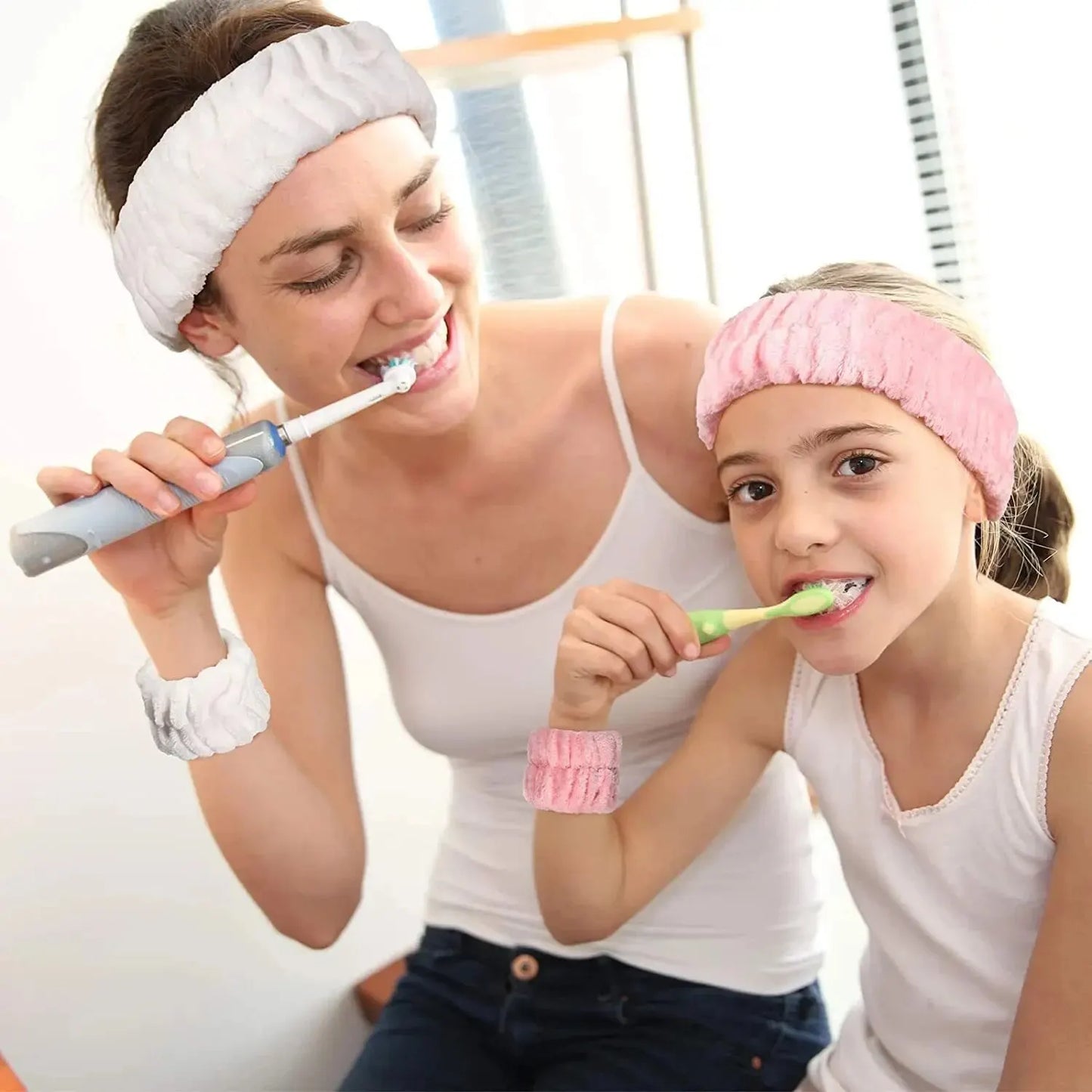 Face Wash Headband & Wristband Set