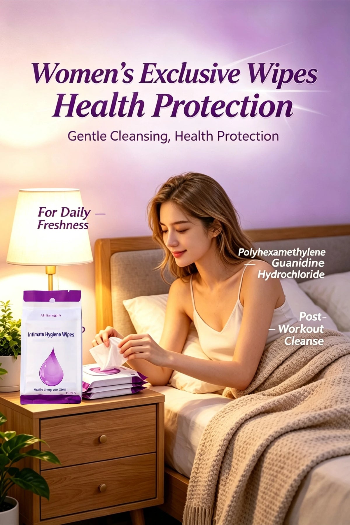 Feminine Intimate Cleansing Wipes