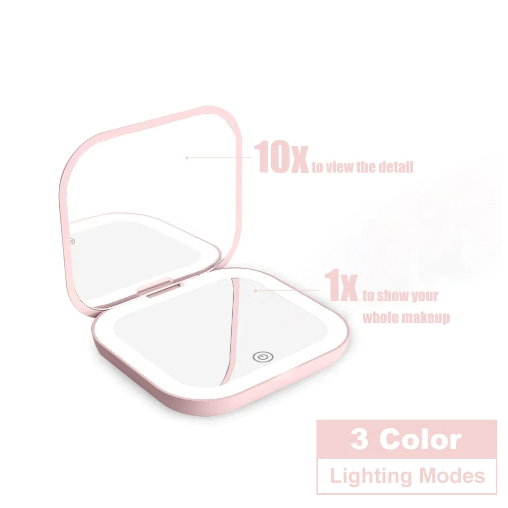 LED Compact Mirror